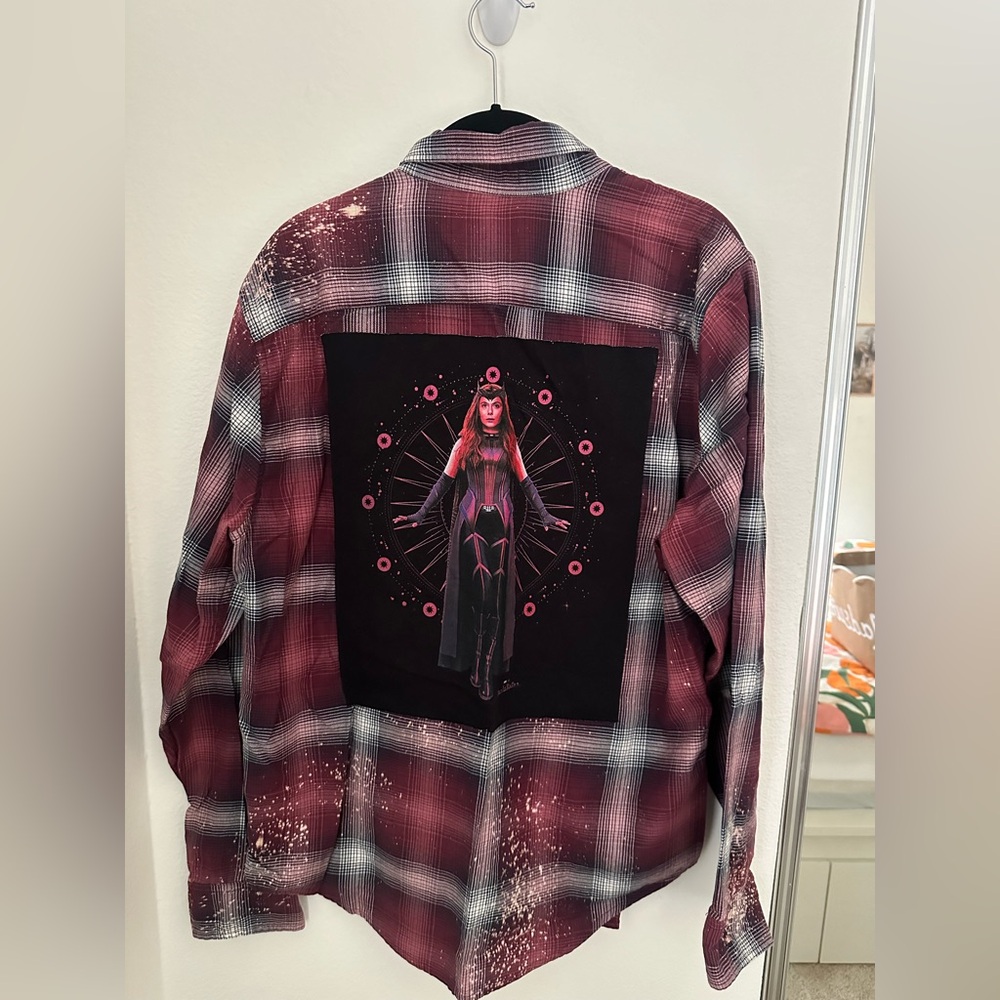 Scarlet Witch Wanda Maximoff Marvel Shirt Custom Made